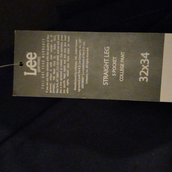 Lee Navy Uniform pants - Picture 3 of 6